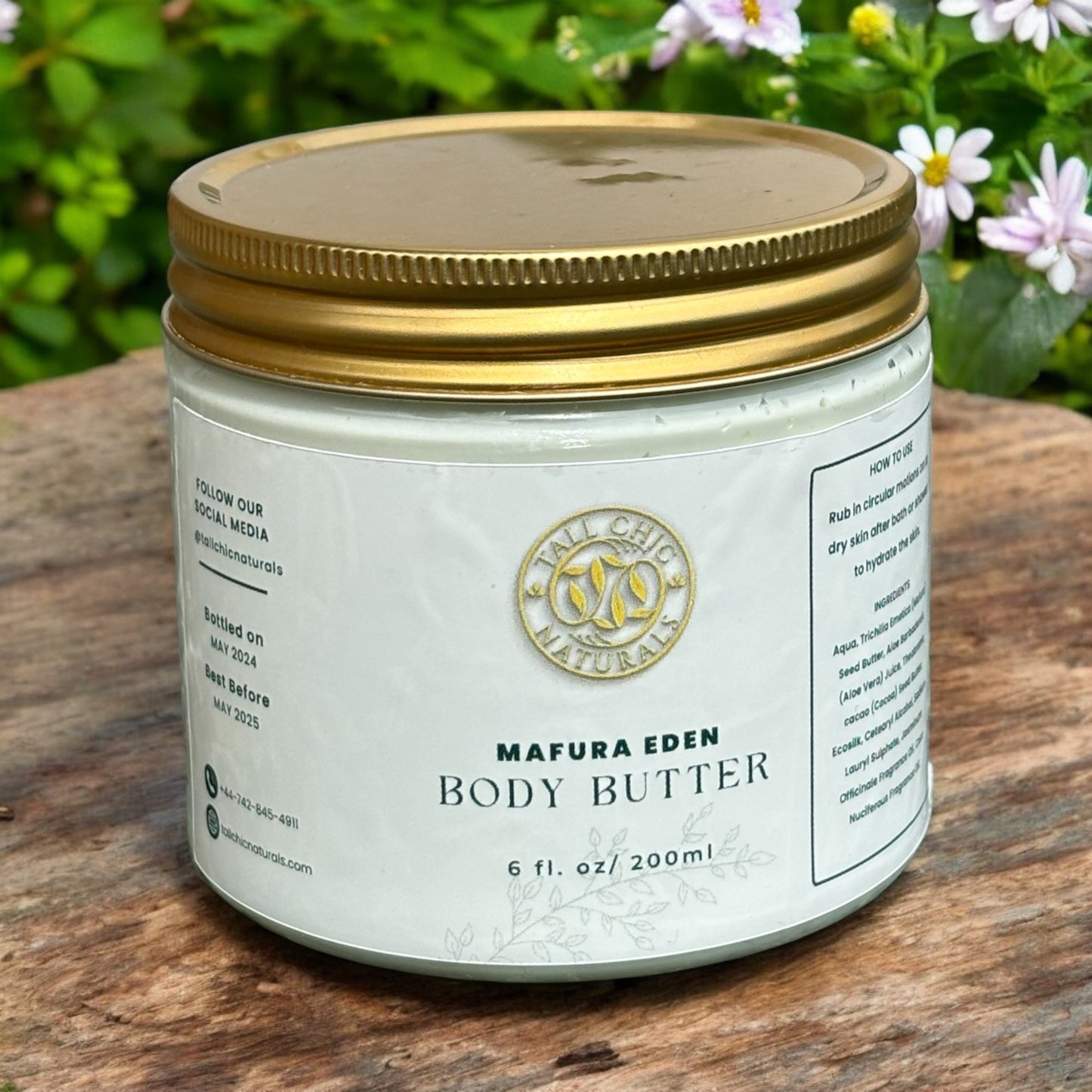 Mafura Eden Botanical Burst Body Butter (Single jar)